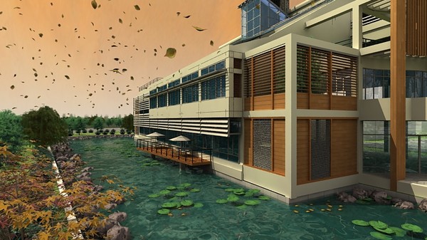 3d model waterside villadom - waterside villadom 2 by sundynasty